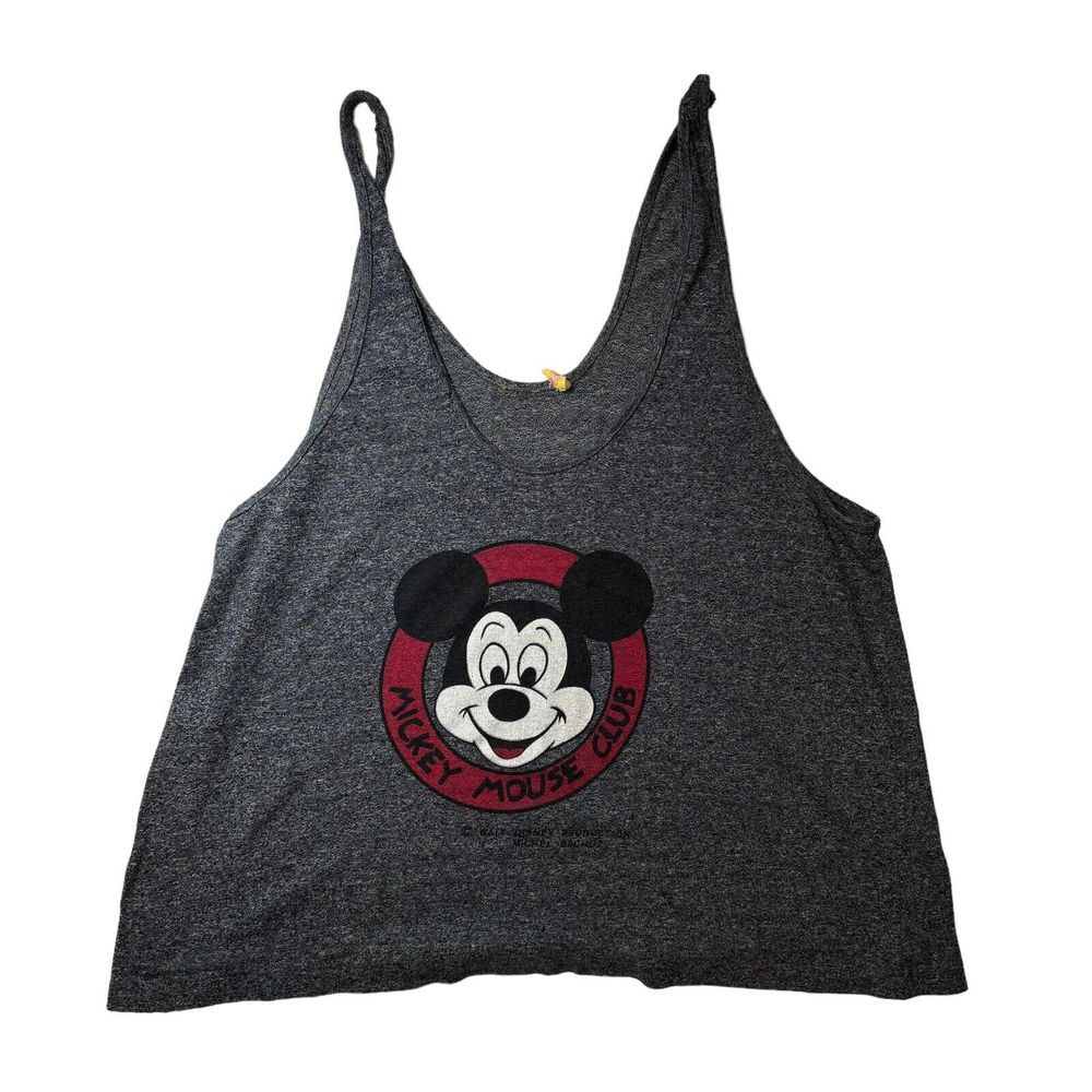 Vintage Mickey Mouse Disney Shirt 1980s ‎ Sleeveless Michel Bachoz Tank